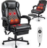 Massage Office Chair with Footrest - Ergonomic Executive Desk Chair with Heat & Vibration