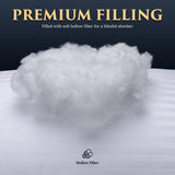 COZSINOOR Bed Pillows Queen Size: Hotel Quality Set of 2 - Down Alternative Microfiber Filled for Back, Stomach, Side Sleepers, Breathable & Skin-Friendly