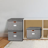 Toy Box, Stackable Toy Storage Organizer, Collapsible Toy Box Chest with Lid for Nursery,