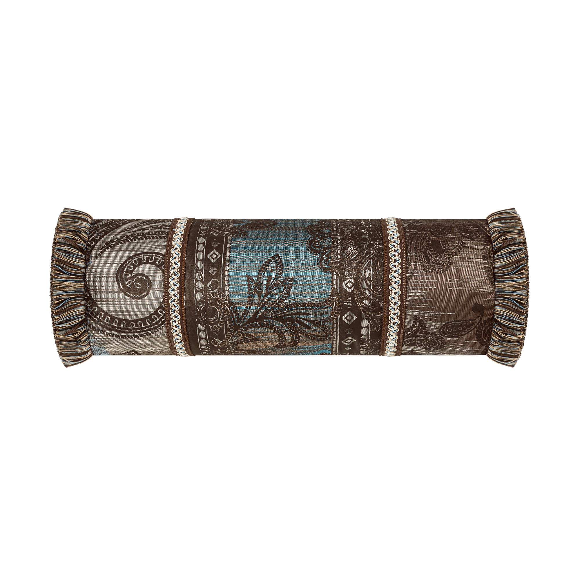 9-Piece Queen Comforter Set - Vintage Paisley Jacquard Bedding