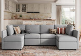 Modular Sofa, Sectional Couch U Shaped Sofa Couch with Storage