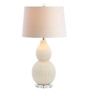 8019A Thatcher 28.25" Ceramic LED Table Lamp Contemporary Transitional Bedside Desk