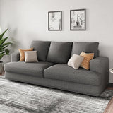 Sofa, 3 Seater Comfy Couch Sofa- Extra Deep Seated Oversized Sofa