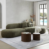 Modular Sectional Sofa,135.4" Oversized Curved Couch