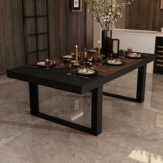 86.6" Modern Dining Table for 8-10 People