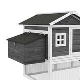 69" Chicken Coop Wooden Chicken House, Rabbit Hutch Pen, Outdoor Backyard