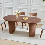78 Inch Dining Table for 6 8 10, Modern Farmhouse Rectangular Kitchen Table, Long Dining