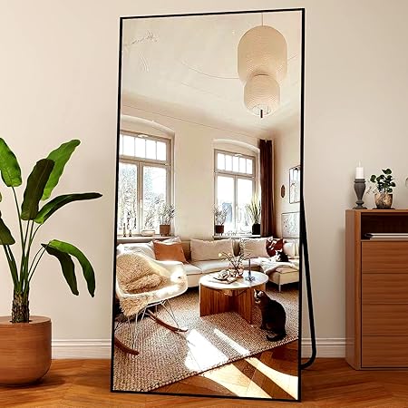 71" x 30" Full-Length Mirror - Gold Deep Framed Floor Mirror