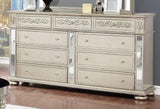 Coaster Home Furnishings Heidi Traditional 65-inch 9-Drawer Bedroom Dresser Clothing Storage Cabinet Wide Chest of Drawers Organizer Unit Metallic Platinum 222733