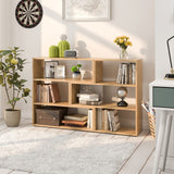 6 Cube Bookcase, 3 Tier Modern Bookshelf Free Combination