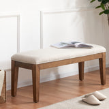 Upholstered Entryway Bench for Bedroom for End of Bed, Dining Bench