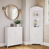 Ellsworth Two-Door Floor Cabinet, White