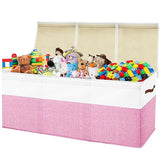 Large Toy Box Chest,Toy Storage Organizer,Storage Bins with Lids,Stuffed Animal Storage