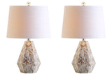 JYL4004A-SET2 Set of 2 Table Lamps Isabella 21" Seashell LED Table Lamp