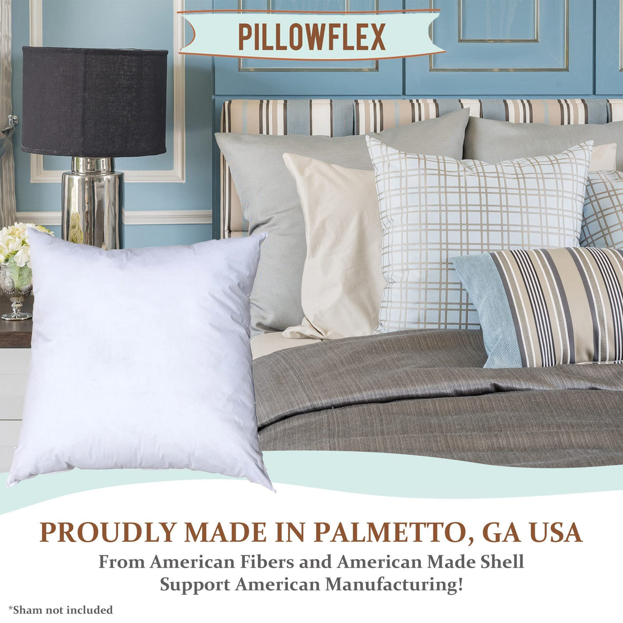 Synthetic Down Alternative Pillow Inserts for Shams - Comfy Pillows