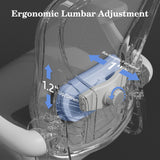 Ergonomic Office Chair with Memory Foam Seat and Adjustable Lumbar Support