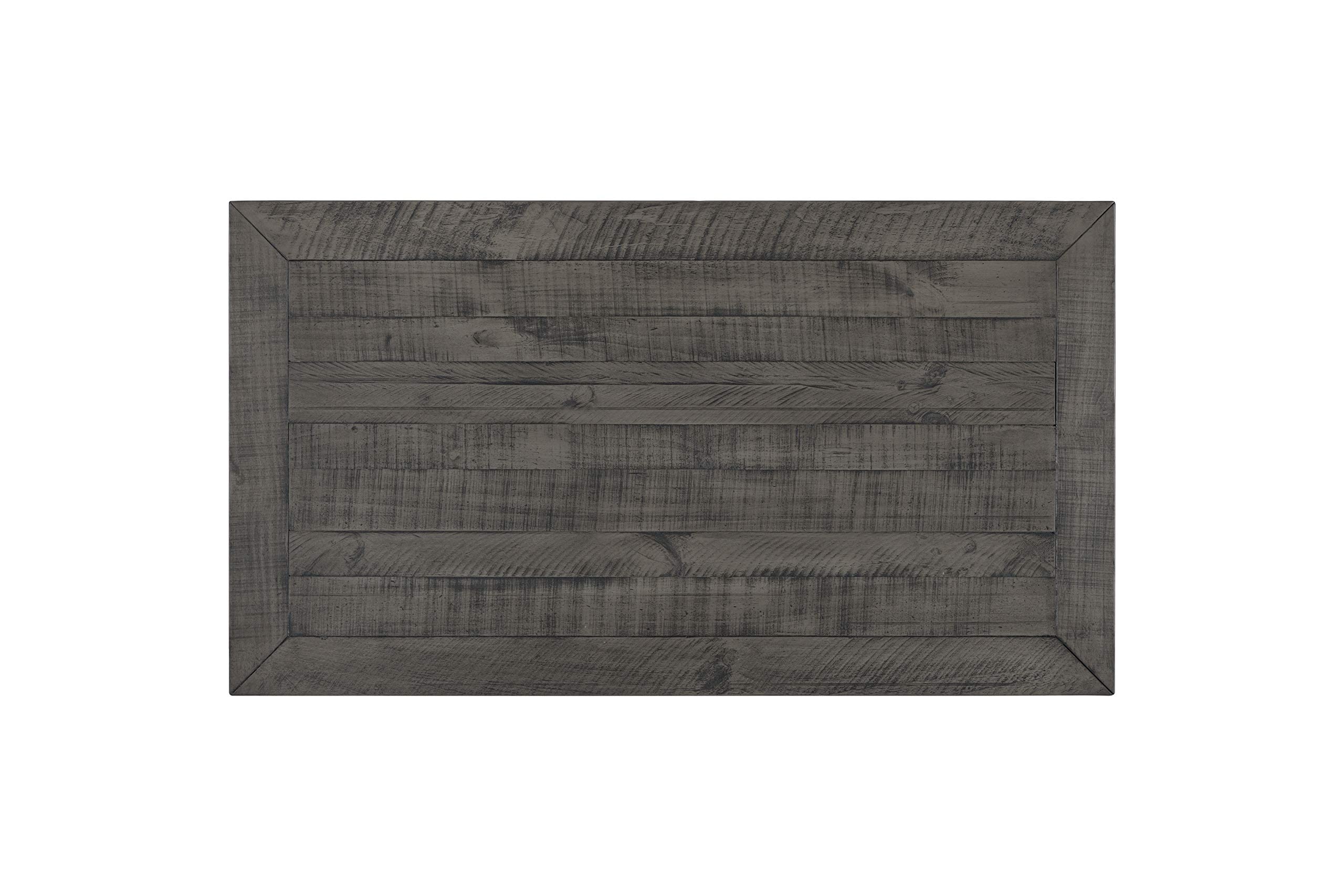 Monterey Solid Wood Coffee Table White with Grey Top