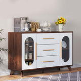 Storage Cabinet, 59'' Sideboard Buffet Cabinet with Storage, Coffee Bar Cabinet