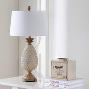 ng Collection Briar Coastal Antique Cream/ Brown Pineapple 31-inch Bedroom Living