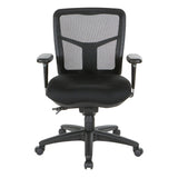 Grid Breathable Mesh Manager's Office Chair with Adjustable Seat Height, Multi-Function