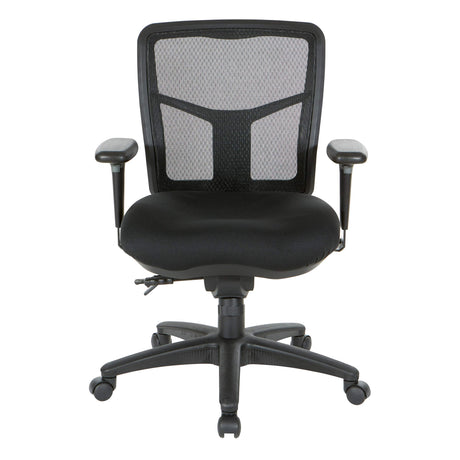 Grid Breathable Mesh Manager's Office Chair with Adjustable Seat Height, Multi-Function