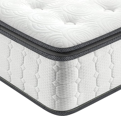 Full Size Mattress, 10 Inch Hybrid Full Mattress in a Box, Pillow Top Double Bed Mattress