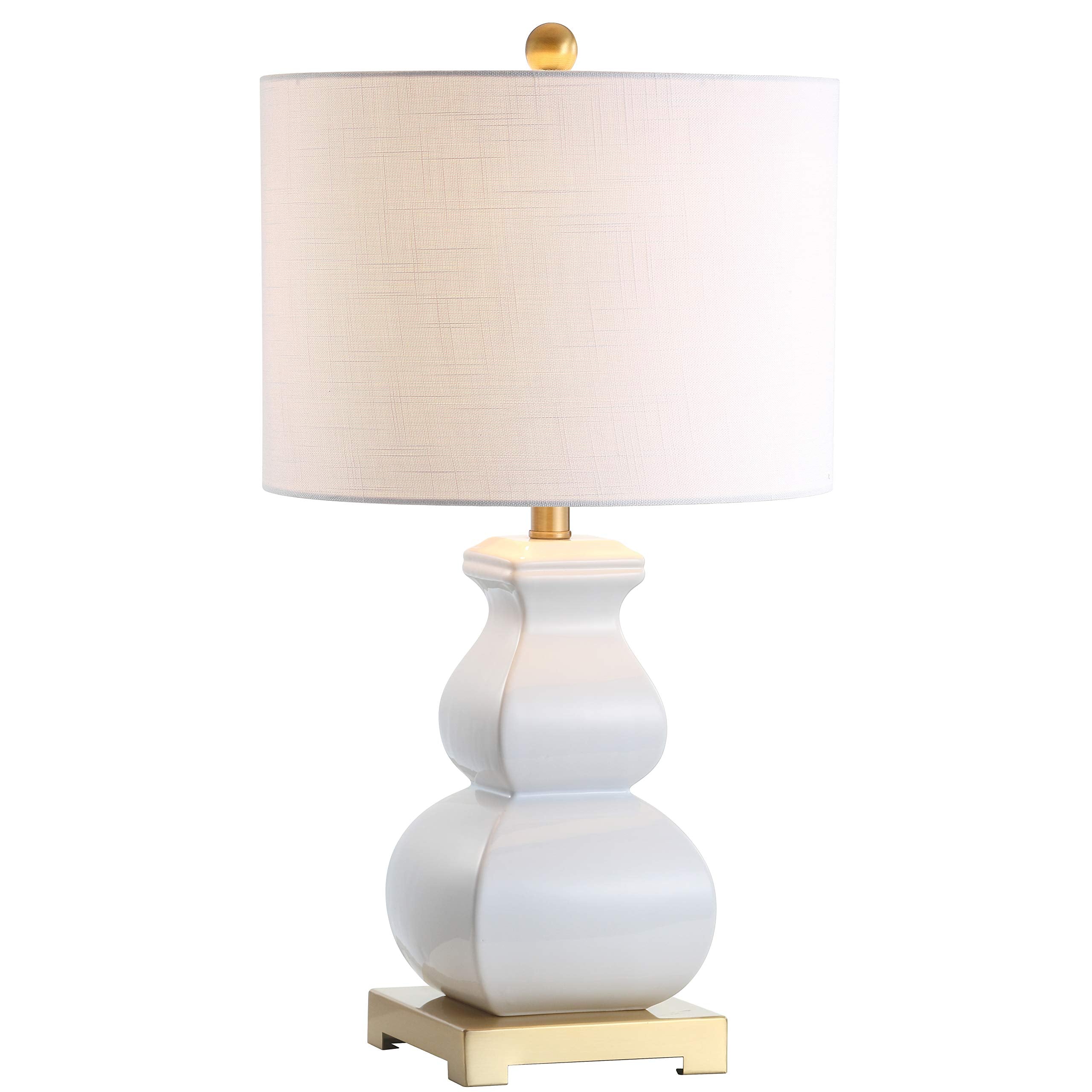 JYL3049B Vienna 25.5" Ceramic LED Table Lamp Contemporary Transitional Bedside