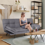 Futon Sofa Bed Twin, Memory Foam Couch Bed with Mattress