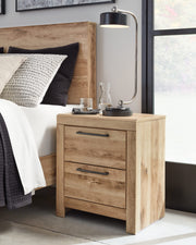 Hyanna Rustic 2 Drawer Nightstand