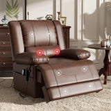 Dual Motor Electric Lift Recliner Sofa, Ergonomic, Massage Chair with Heating Function