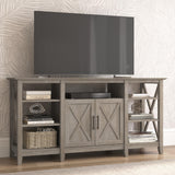 West Tall Stand for 65 Inch TV, Farmhouse Entertainment Center with Storage