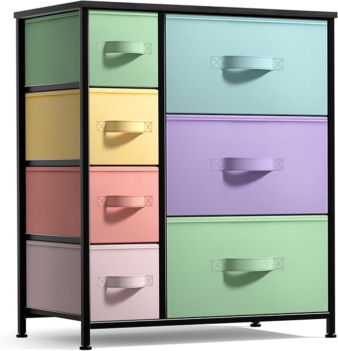 Dresser with 7 Drawers - Furniture Storage Chest for Kid’s, Teens, Bedroom, Nursery