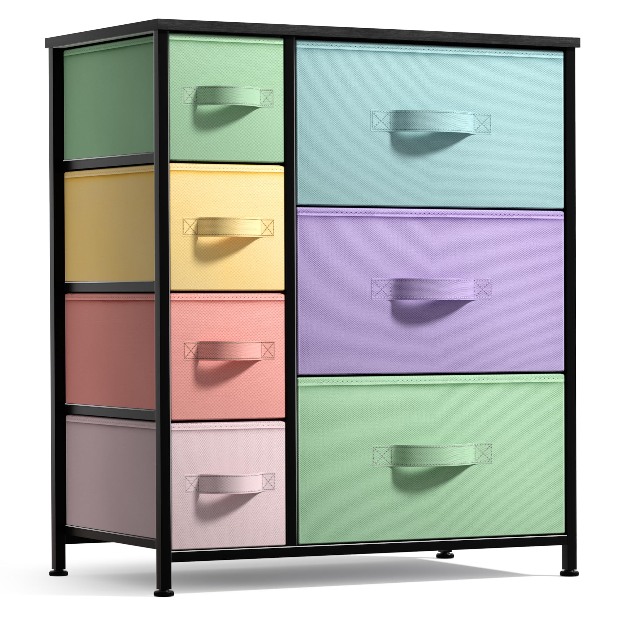 Dresser with 7 Drawers - Furniture Storage Chest for Kid’s, Teens, Bedroom, Nursery