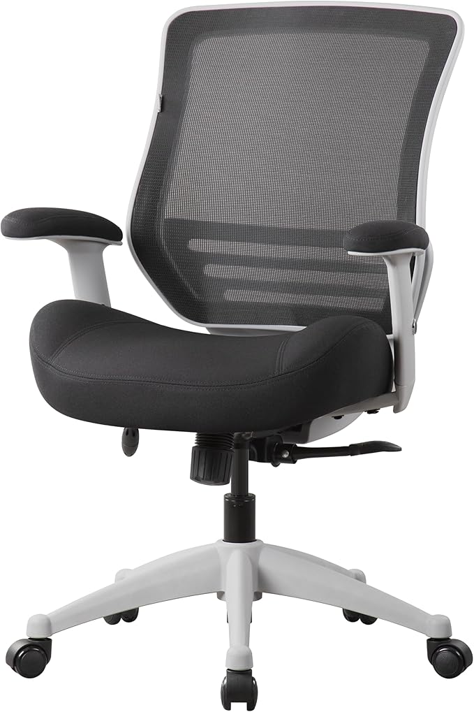 Ergonomic Mesh Computer Desk Office Chair with Super Soft Adjustable Arms