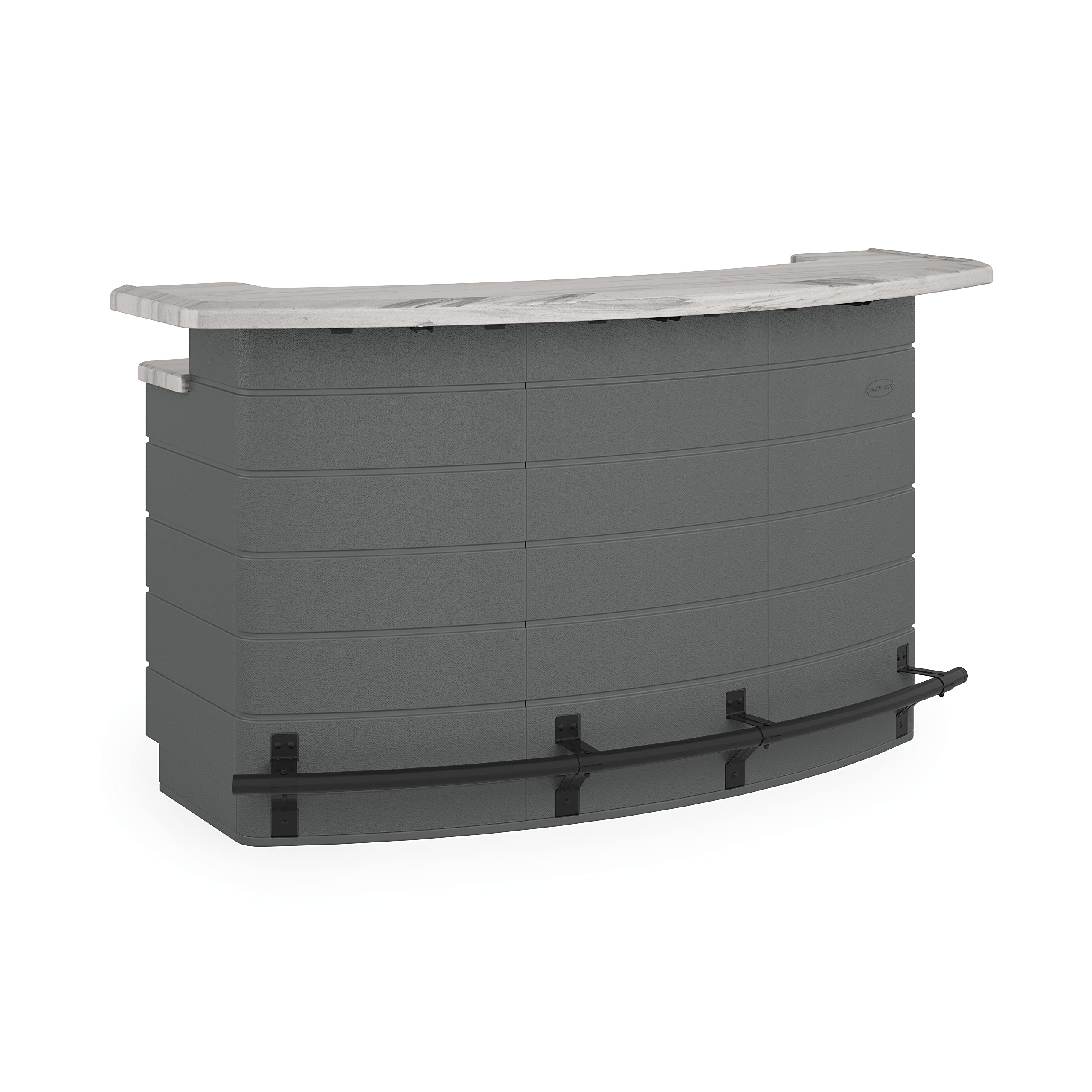 Backyard Oasis Entertainment Pull-Out Drawers and Shelving Space