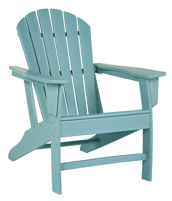 Sundown Treasure Outdoor Patio HDPE Weather Resistant Adirondack Chair, Blue