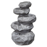 Pump for Outdoor Patio Garden Backyard Decking or Indoor Use, 32 Inch Tall Corded Floor Waterfall Fountains