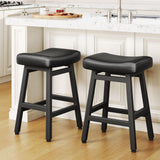 Counter Height Bar Stools Set of 2, 24 Inch Barstools for Kitchen Counter, Kitchen Stools
