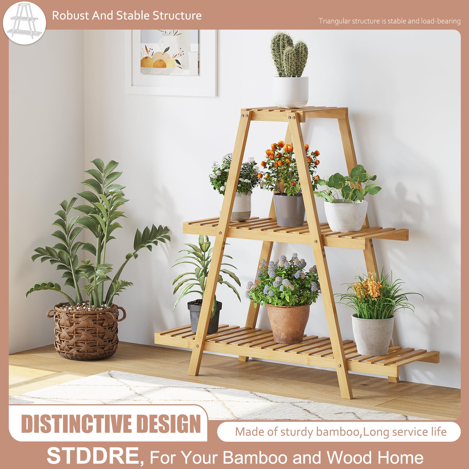 EverGrow 5-Tier Waterproof Metal Plant Shelf