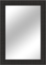 Brown and Silver Wall Mirror for Bathroom, Living Room, Vanity