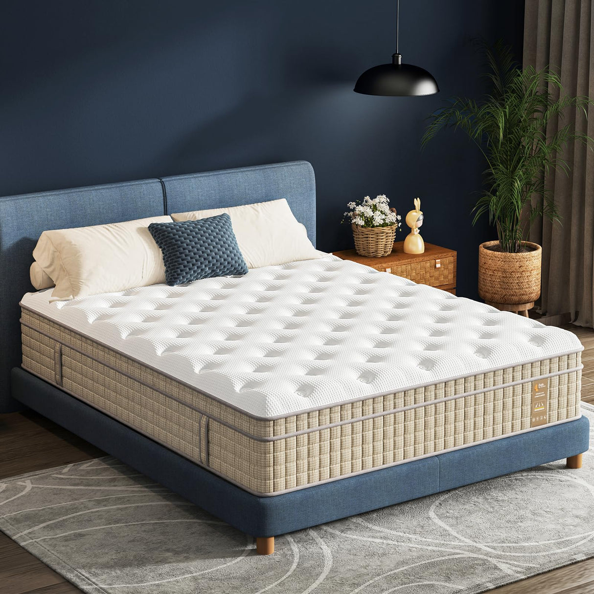 Queen Mattress - Luxury 14 Inch Firm Queen Bed Mattress in a Box