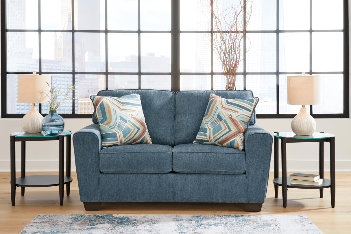 Cashton Casual Loveseat for Living Room, Blue