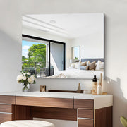 Frameless Mirror,  Bathroom Mirror for Over Sink, Unframed Vanity Mirror