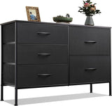 Dresser for Bedroom with 5 Drawers, Wide Bedroom Dresser with Drawer Organizers