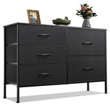 Dresser for Bedroom with 5 Drawers, Wide Bedroom Dresser