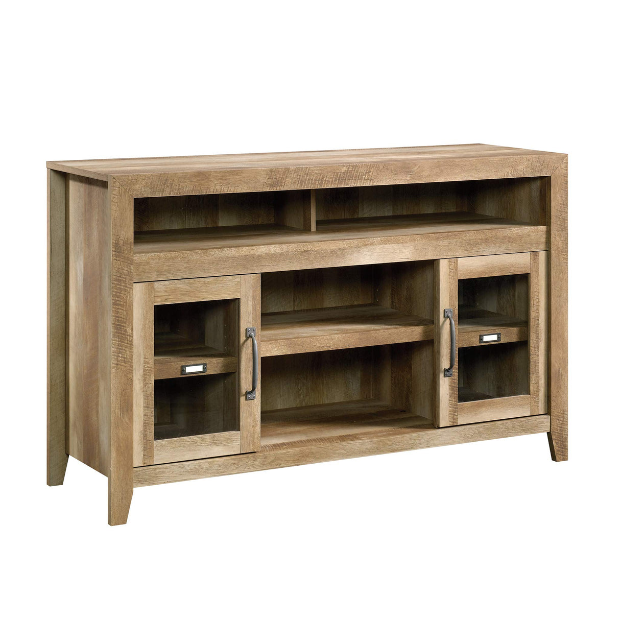 Dakota Pass Entertainment/Fireplace Credenza, For TV's up to 60", Craftsman Oak finish