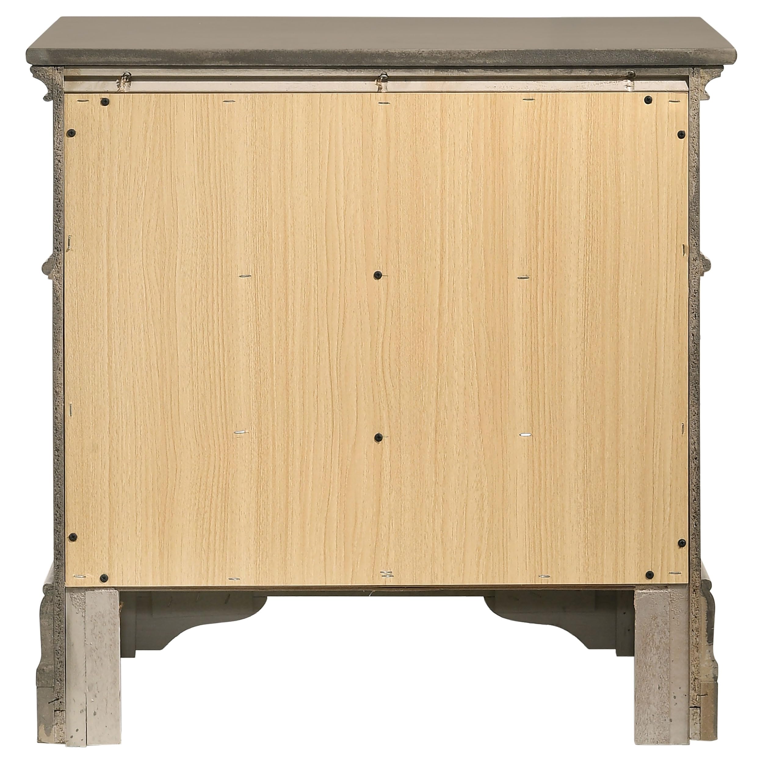 Home Furnishings Manchester 3-Drawer Nightstand Wheat