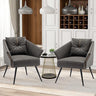 Accent Chairs  Comfy Single Modern Arm Chair for Living Room Bedroom