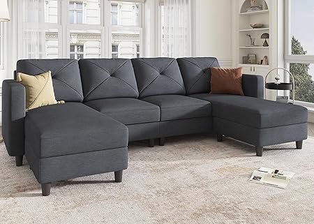 U Shaped Sectional Couch Convertible Sectional Couch