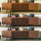 94.48" Mid Century Modern TV Stand with Storage Cabinets